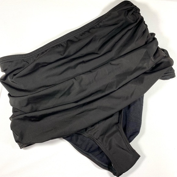 UO Out from Under High Waist Ruched Swim Bottoms M - Picture 3 of 9